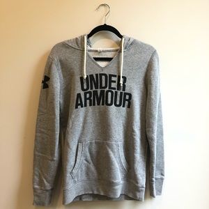 Under Armour - Gray V-Neck Hoodie